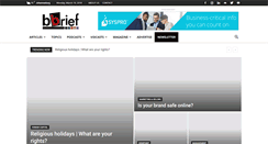 Desktop Screenshot of bbrief.co.za